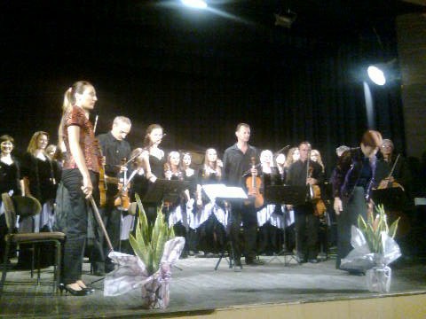 Концерт на Фестивалу камерне музике Тисин цвет у Новом Кнежевцу са камерним оркестром Симфонијета 2011.