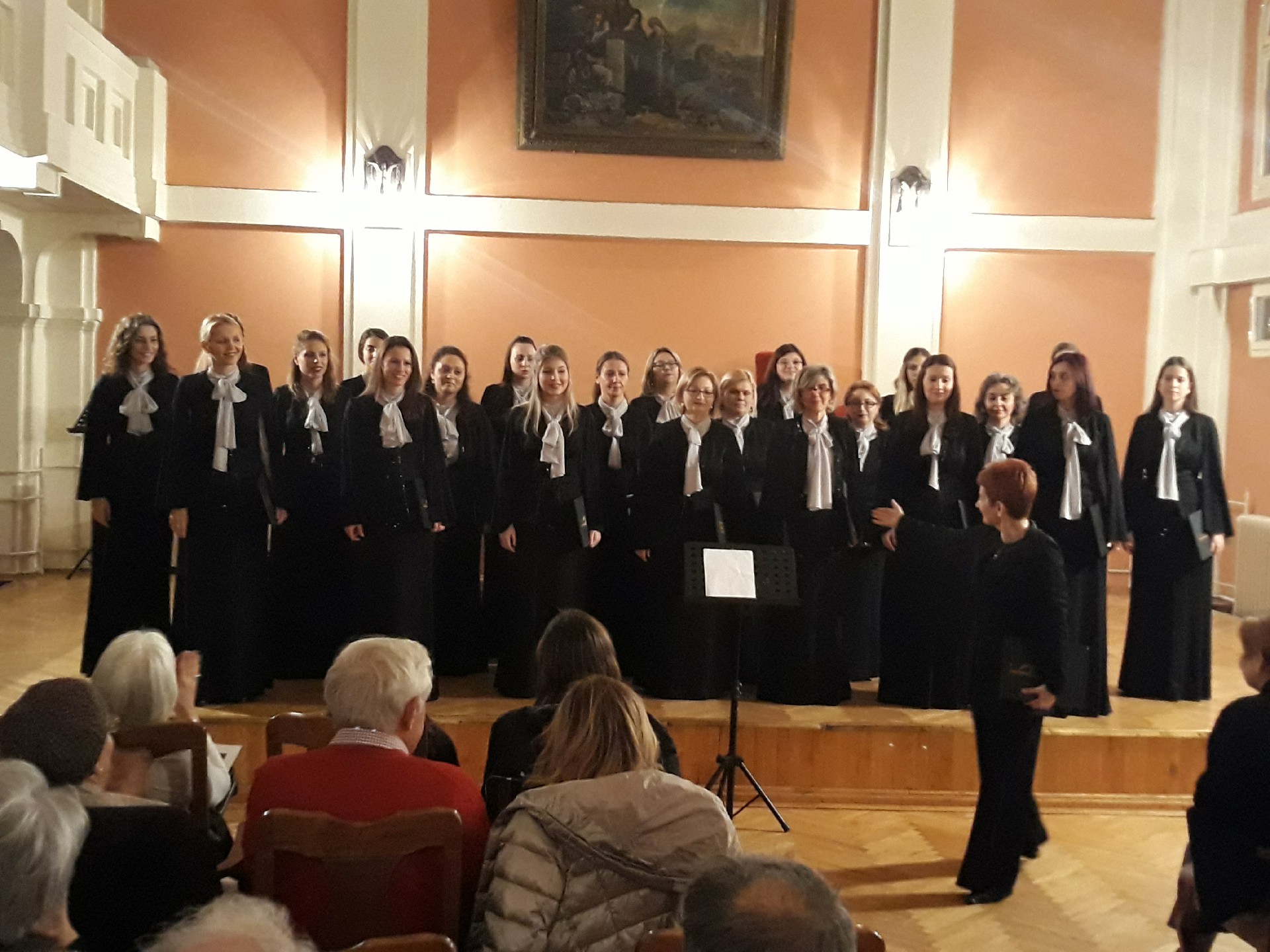 Наступ на концерту посвећеном сећању на композитора Александра Вујића. Сала Музичке школе "Станковић" у Београду 2018.
